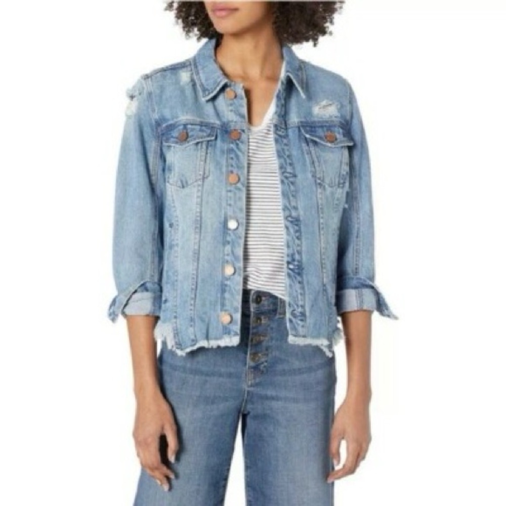 BlankNYC Distressed Denim Jacket